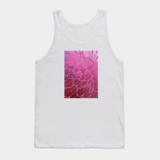 burgundy peony flower Tank Top